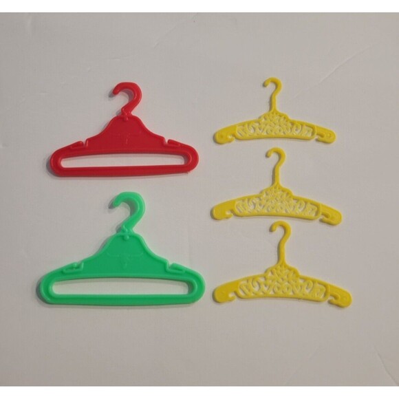 Vintage Lot of 5 Barbie Clothes Hangers - Picture 2 of 2